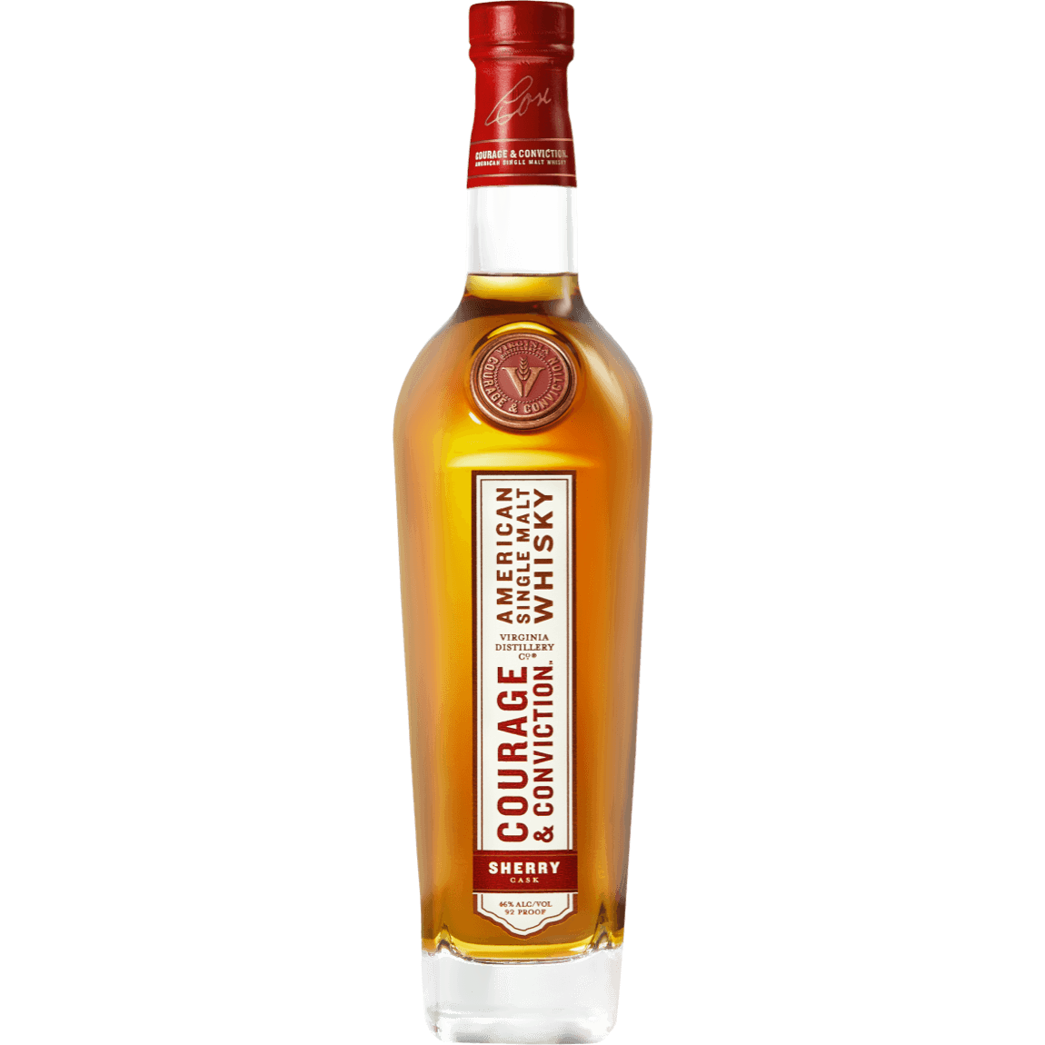 Virginia Distillery Courage & Conviction American Single Malt Whiskey Sherry Cask 750ml