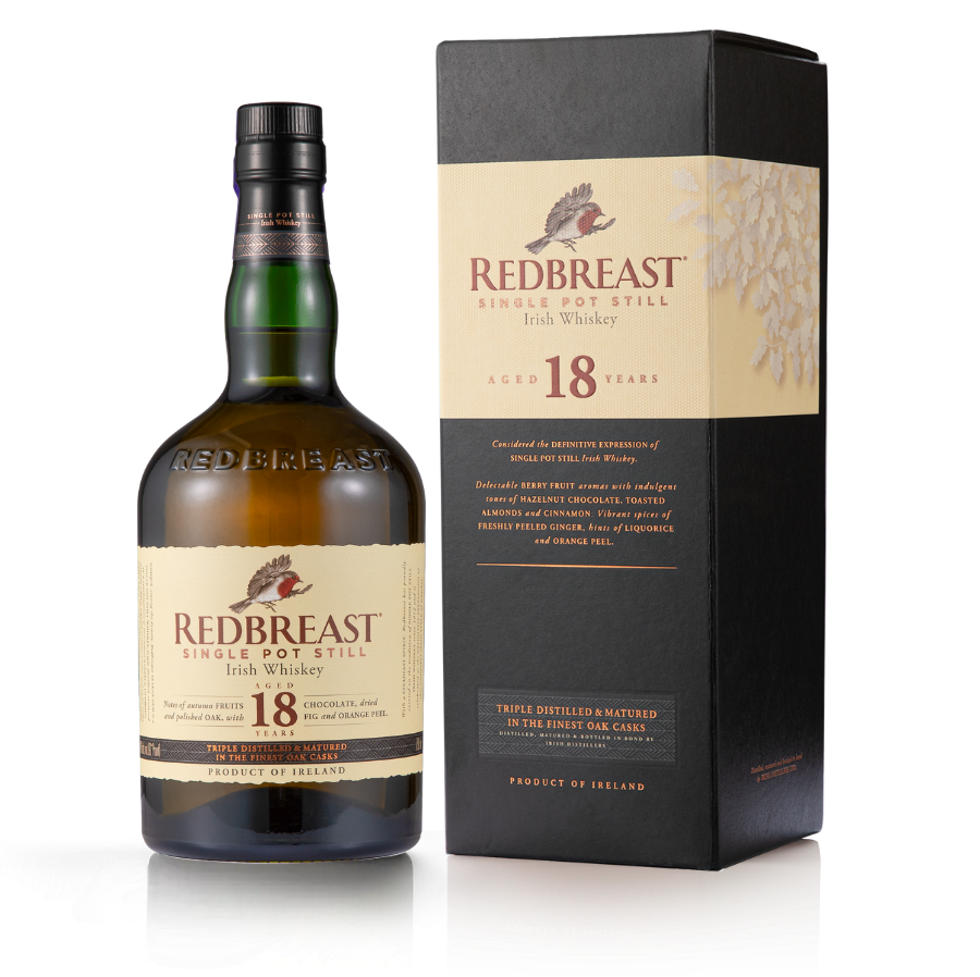 Redbreast Single Pot Still 18 Year Irish Whiskey 750 ML