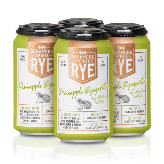 Sagamore Spirit Pineapple Ryegarita Rye Whiskey Cocktail (4 Pack) 355 ML