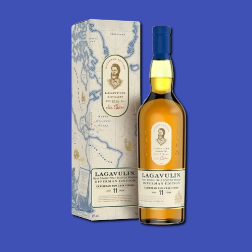 Lagavulin Distillery Offerman Edition Caribbean Islay Single Malt Scotch Rum Cask 11 year 750 ML