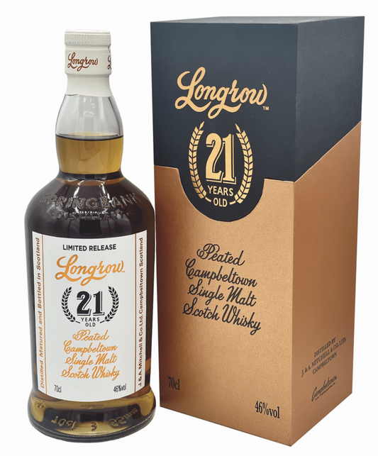 Longrow Peated Campbeltown Single Malt Scotch 21 year 700 ml