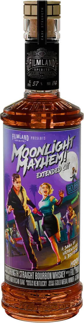 Filmland Spirits Moonlight Mayhem Extended Cut Cask Strength Straight Bourbon 2023 750ml