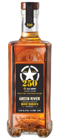 Green River Kentucky Straight Bourbon US Army 250th Anniversary Release 750 ml