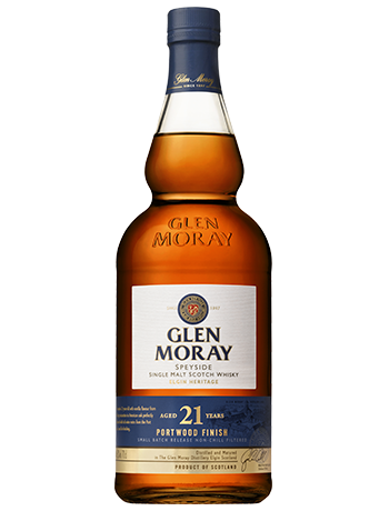 Glen Moray Speyside Single Malt Scotch Elgin Heritage Portwood Finish Whisky 21 year 750 ml