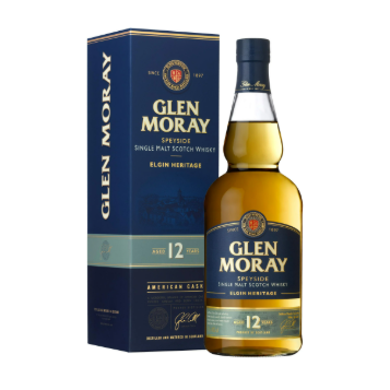 Glen Moray Single Malt Scotch Whiskey 12 year 750ml