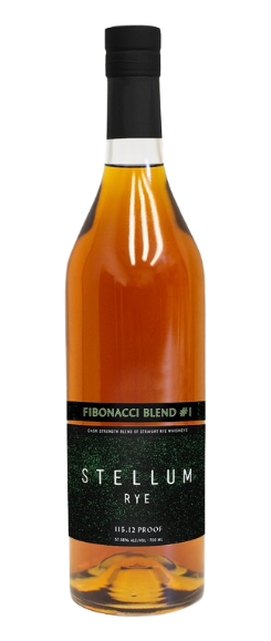 Stellum Fibonacci Blend #1 Cask Strength Blend Straight Rye 115.12 Proof 750 ml