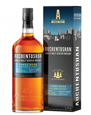 Auchentoshan Three Wood Single Malt Scotch 750 ml