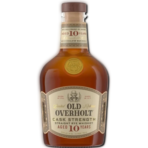Old Overholt Cask Strength Straight Rye Limited Release 10 year 750 ml