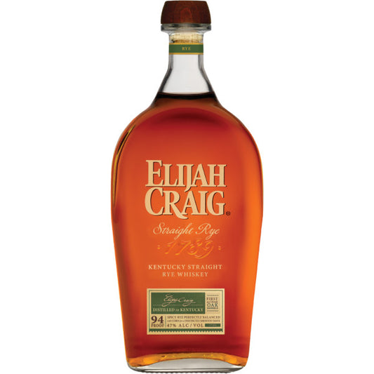 Elijah Craig Straight Rye 1.75 L