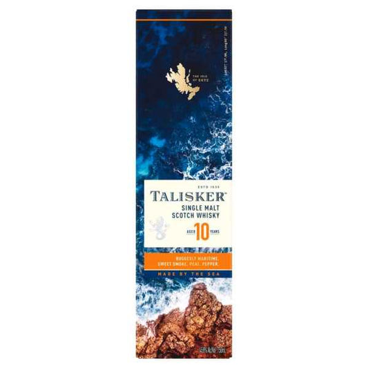 Talisker 10 Year Old Island Single Malt Scotch Whisky 750 ml